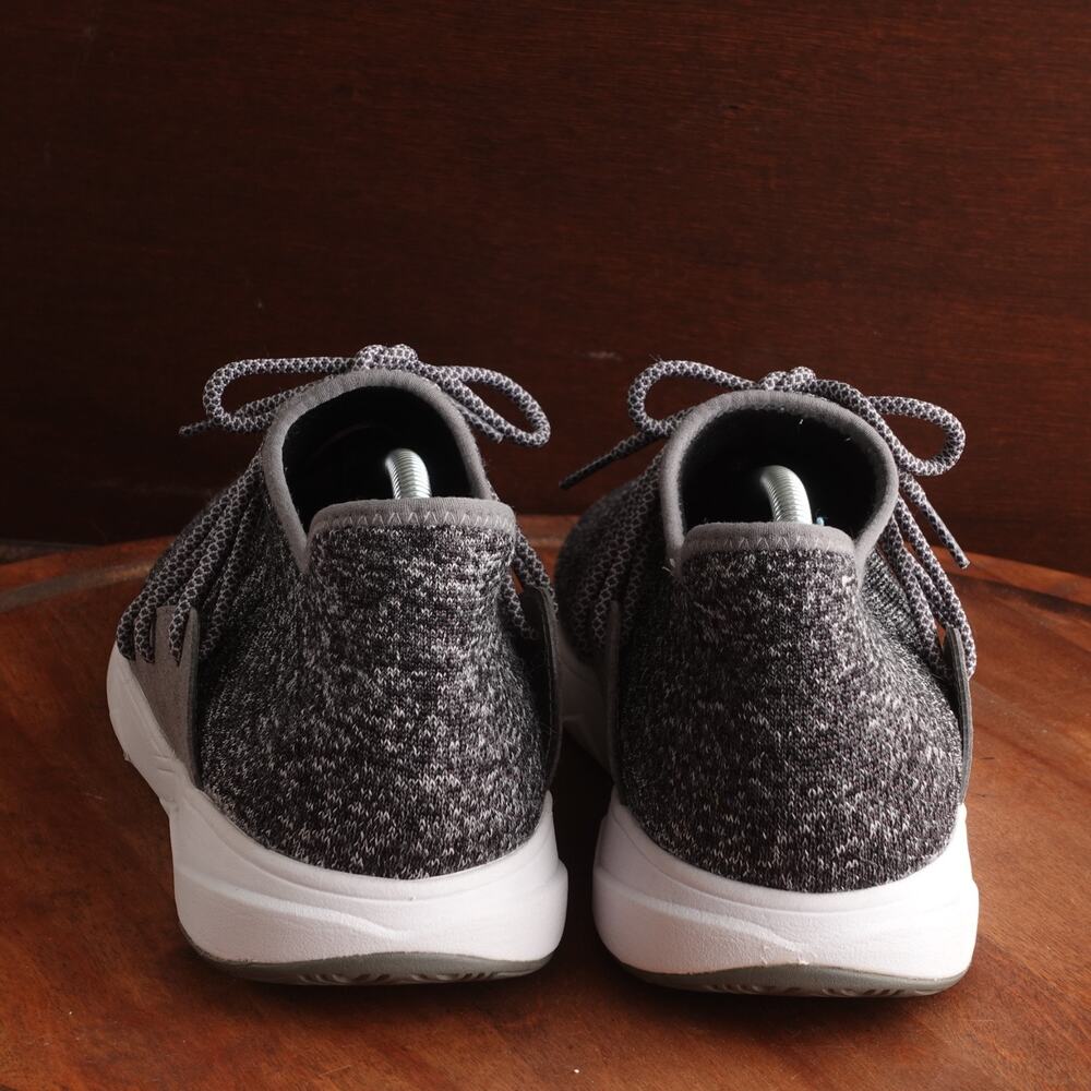Vessi Sneakers Mens SZ 12 Gray Cityscape Waterproof Knit Athletic Walking Shoes - Picture 6 of 12